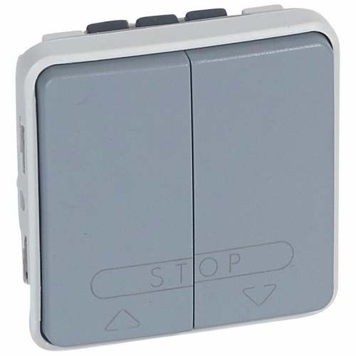 Buton dublu Plexo 10A IP55, Legrand