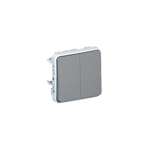 Buton dublu etans Plexo 10A IP55, Legrand