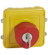 Buton STOP cu cheie Plexo 3A IP55, Legrand