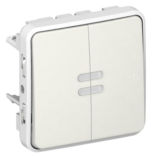 Intrerupator bidirectional Plexo 6A IP55 alb, Legrand