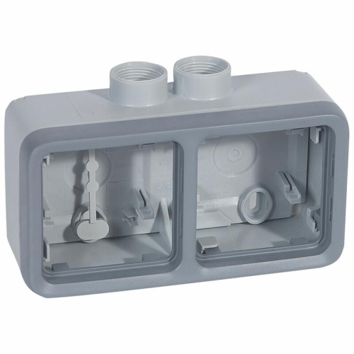 Suport montaj dublu orizontal Plexo etans IP55, Legrand