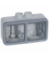 Suport montaj dublu orizontal Plexo etans IP55, Legrand