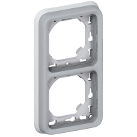 Rama dubla verticala Plexo etans IP55, Legrand