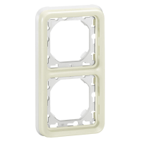 Rama dubla verticala Plexo etans IP55 alb, Legrand