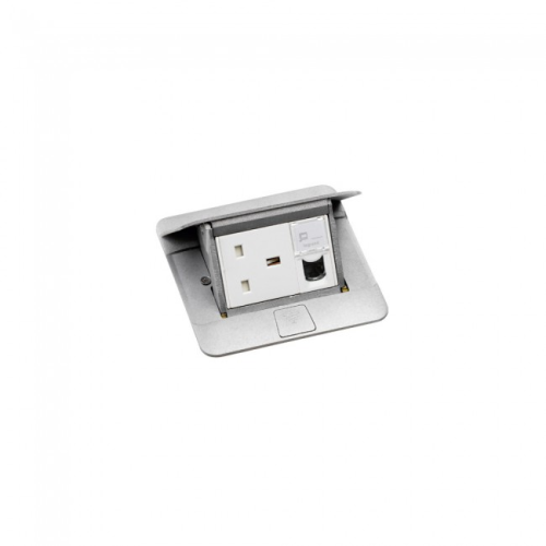Doza pop-up mobilier 3M aluminiu, Legrand