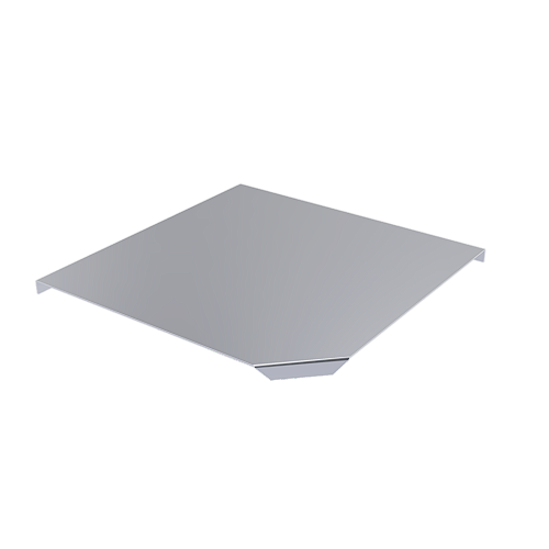 Capac unghi plan 90° 100x15x0.8, Metaksan