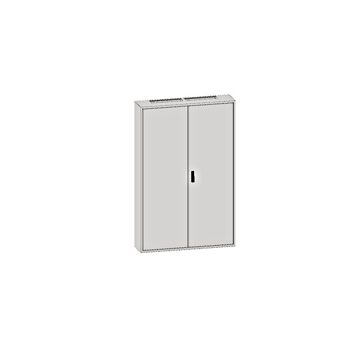Tablou metalic opac 1030x2160x300, Schrack