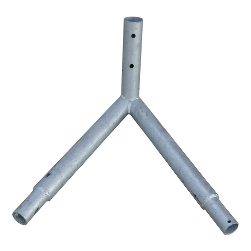 Brat dublu pentru stalp octogonal 50cm 60°, Metaksan