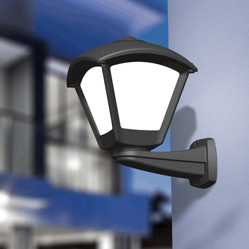 Aplica Dario E27 negru, Elmark