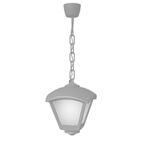 Lampa suspendata Dario E27 gri, Elmark