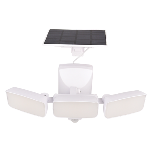 Aplica solara cu senzor 3x5W alba, Elmark