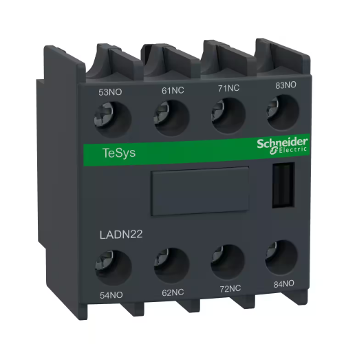 Bloc contact auxiliar 2NO+2NC 6A, Schneider