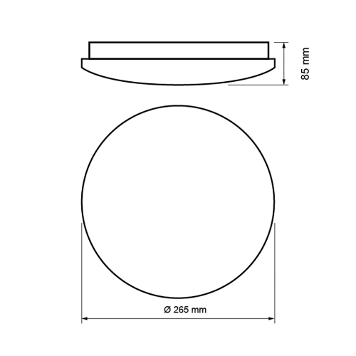 Aplica LED 12W 2700K, UltraLux