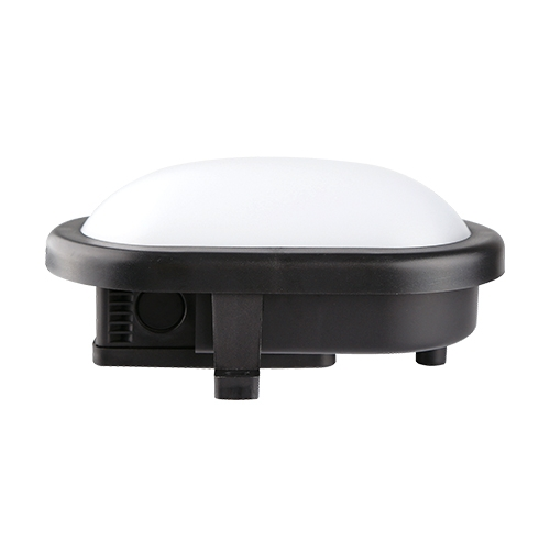 Aplica LED ovala 10W 4200K rama neagra, UltraLux