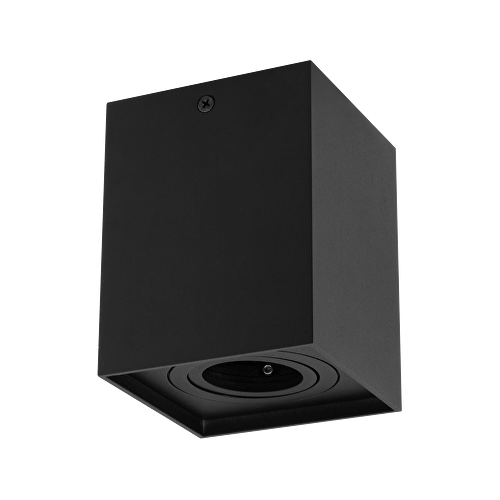 Aplica mobila patrata 35W GU10 negru, UltraLux