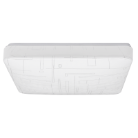 Plafoniera LED decorativa patrat 12W 4200K, UltraLux