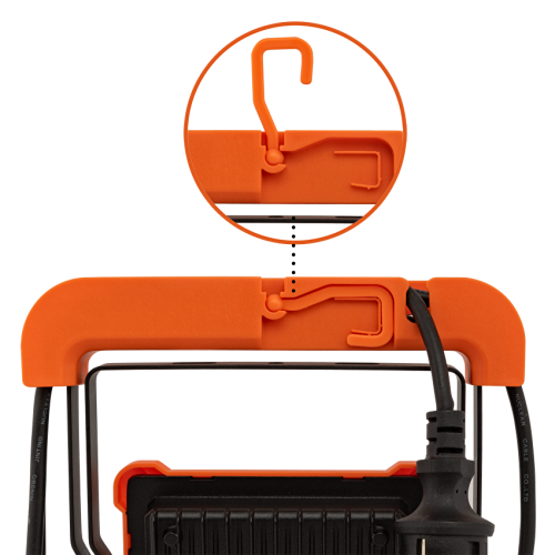 Proiector LED profesional pentru santier 80W 5000K IP65, UltraLux