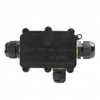 Conector de jonctiune pentru montare pe suprafata  3 cai 4 pini  IP68, UltraLux