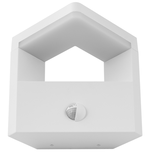 Aplica LED cu senzor de miscare PIR 15W 4000K IP44, UltraLux