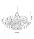 Lampa LED highbay DOB 100W 5000K IP65, UltraLux Lampa LED highbay DOB 100W 5000K IP65, UltraLux