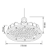 Lampa LED highbay DOB 100W 5000K IP65, UltraLux Lampa LED highbay DOB 100W 5000K IP65, UltraLux
