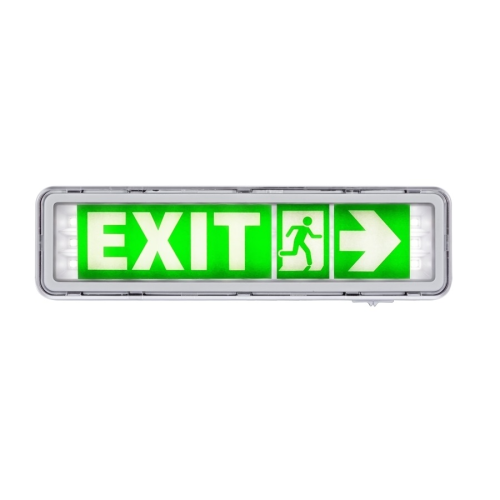 Lampa emergenta LED EXIT cu acumulator 2W 6500K, UltraLux