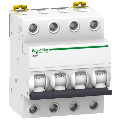Siguranta Automata IK60N, 4P, 6A, 6kA, Curba C, 4M, Schneider