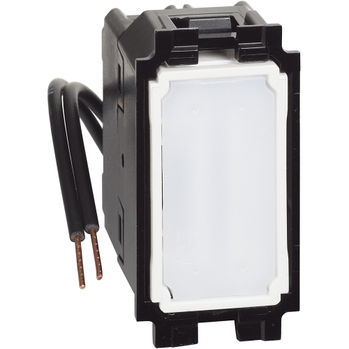Intrerupator cap cruce cu LED Living Now alb 1 Modul 10AX, Bticino