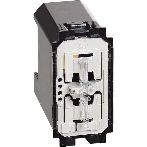 Intrerupator inversor 1-0-2 Living Now alb 1 Modul 10A, Bticino