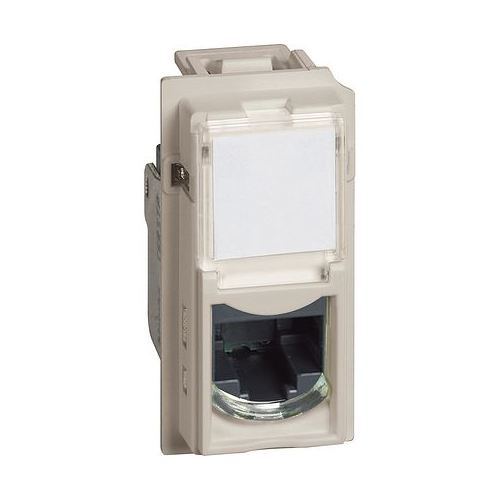 Priza UTP RJ45 cat. 5e Living Now nisipiu 1 Modul, Bticino