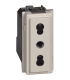 Priza Standard italian Living Now nisipiu 1 Modul 10-16A, Bticino