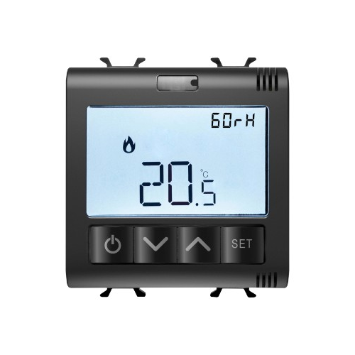 Termostat  ZigBee ChoruSmart 2M negru, Gewiss