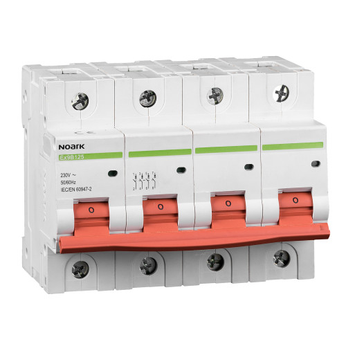 Siguranta Automata 3P+N, 80A, C, 20KA, 4M, EX9B125 3PN C80A, Noark