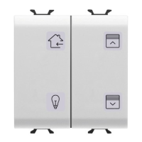 Panou cu simboluri KNX ChoruSmart 4 canale 2M, Gewiss