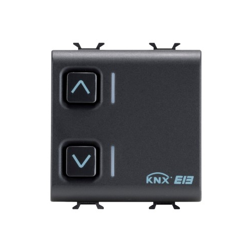 Intrerupator jaluzele KNX ChoruSmart 6A 2M negru, Gewiss