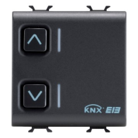Intrerupator jaluzele KNX ChoruSmart 6A 2M negru, Gewiss
