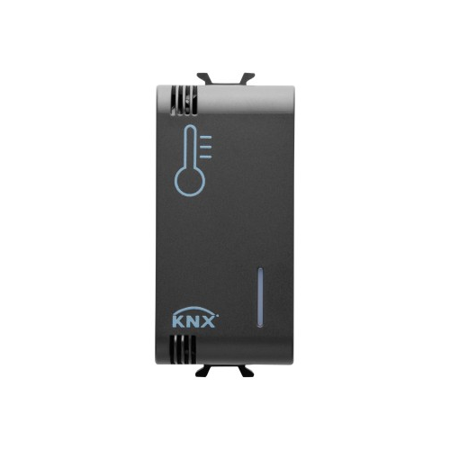 Senzor temperatura KNX ChoruSmart 1M negru, Gewiss