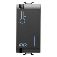 Senzor temperatura KNX ChoruSmart 1M negru, Gewiss