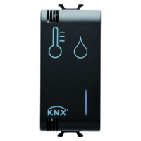 Senzor temperatura/umiditate KNX ChoruSmart 1M negru, Gewiss