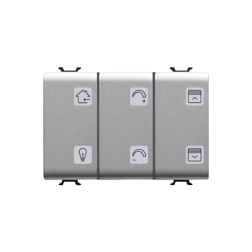 Panou cu simboluri KNX ChoruSmart 6 canale 3M titan, Gewiss