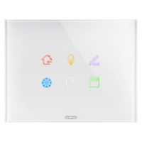 Rama ice touch KNX ChoruSmart 6 simboluri  alb, Gewiss