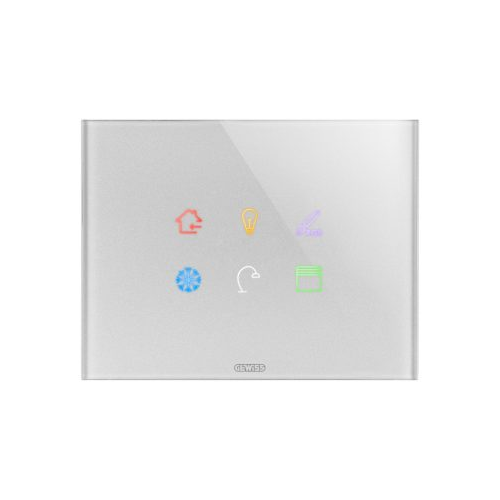 Rama ice touch KNX ChoruSmart 6 simboluri titan, Gewiss
