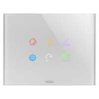 Rama ice touch KNX ChoruSmart 6 simboluri titan, Gewiss