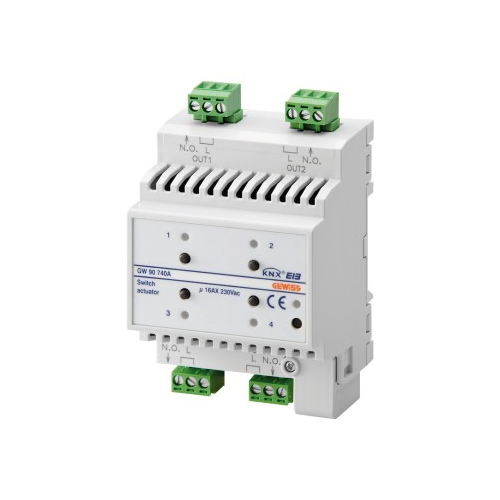 Actuator 4 canale KNX ChoruSmart 16A 4M, Gewiss