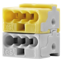 Conector terminal ChoruSmart alb-galben, Gewiss