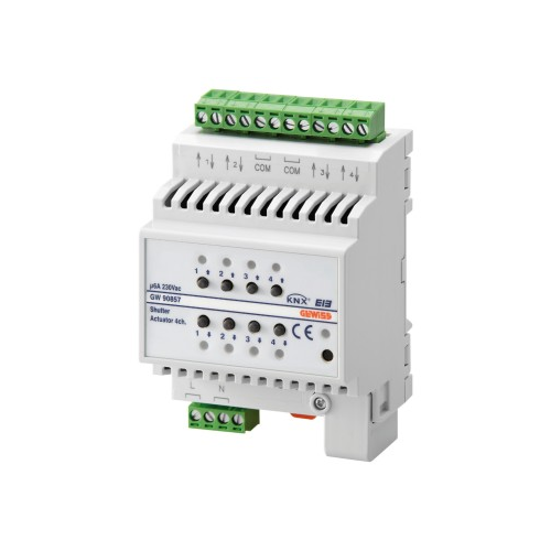 Actuator jaluzele 4 canale KNX ChoruSmart 6A 4M, Gewiss