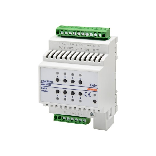 Actuator 8 canale KNX ChoruSmart 10A 4M, Gewiss