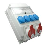 Tablou de distributie 2x5x32A + 4x16A ROS IP54, Sez
