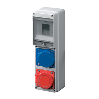 Tablou de distributie 3x16A + 3x32A IP67, Elmark