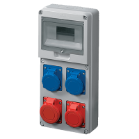 Tablou de distributie 3x16A + 3x32A + 5x16 + 5x32A IP44, Elmark